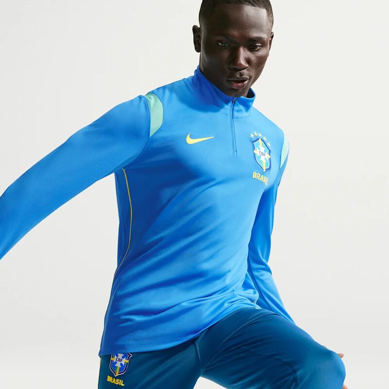 Nike Camiseta Brasil Academy Pro, AZUL, hi-res image number null