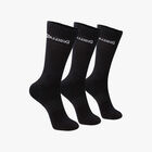 Spalding Calcetines Largos 3 Pares, NEGRO, hi-res