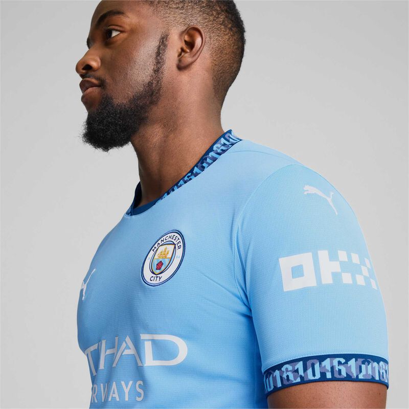Puma MCFC Home Jersey Réplica, AZUL, hi-res image number null