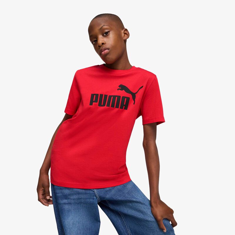 Puma Polera Logotipo Essentials No. 1, ROJO, hi-res image number null