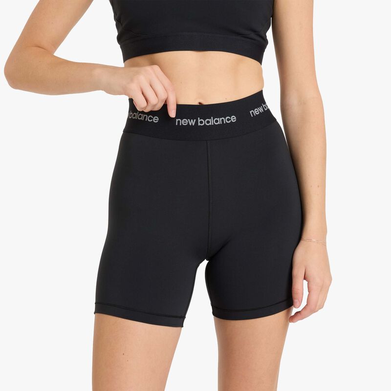 New Balance Short Sleek, NEGRO, hi-res image number null
