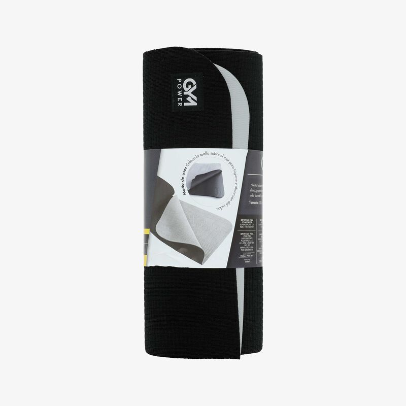 Gym Power Towel Mat, NEGRO, hi-res image number null
