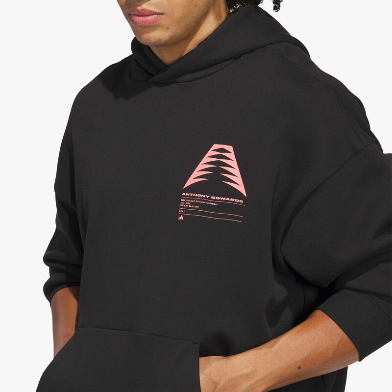 adidas Poler&oacute;n Anthony Edwards Schematic, NEGRO, hi-res image number null