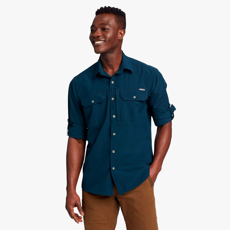 Eddie Bauer Atlas Exploration Flex Shirt, AZUL, hi-res image number null