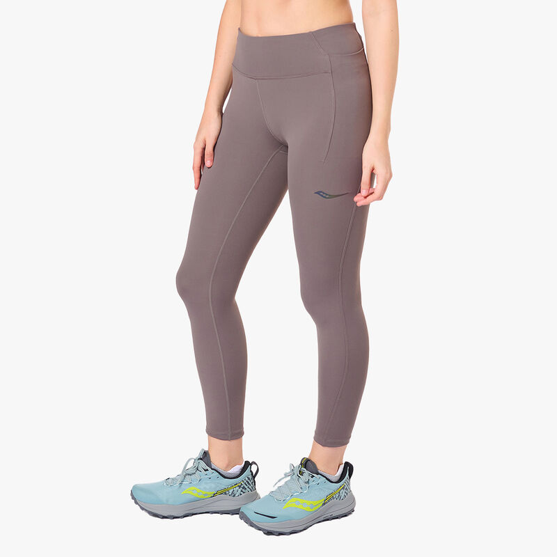 Saucony Calzas Fortify Crop, GRIS, hi-res image number null