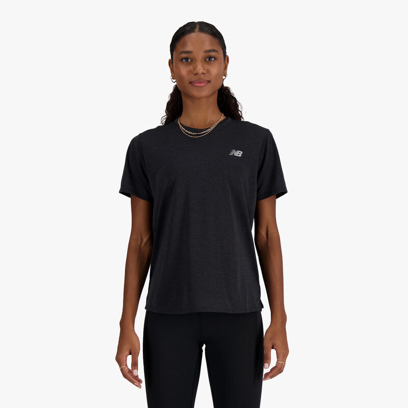 New Balance Polera Athletics, NEGRO, hi-res image number null