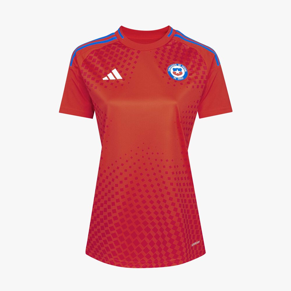 adidas Camiseta Chile Local 2024 Mujer Poleras manga corta fútbol mujer