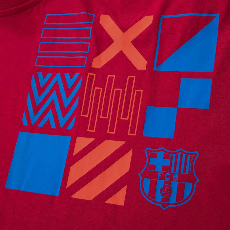 F.C. Barcelona Camiseta Geometric, AZUL, hi-res image number null
