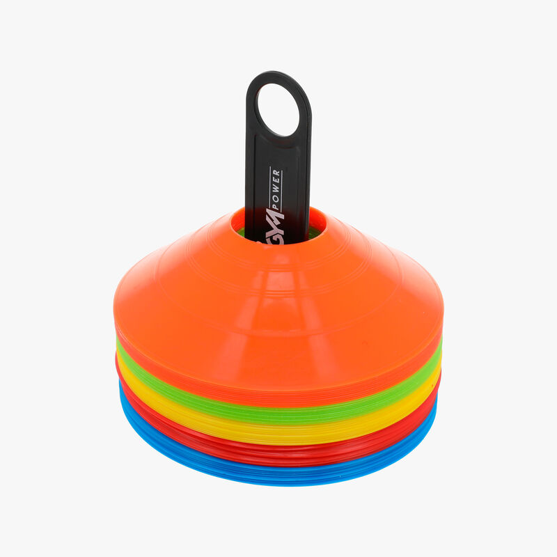 Gym Power Cone Set With Rack, SURTIDO, hi-res image number null