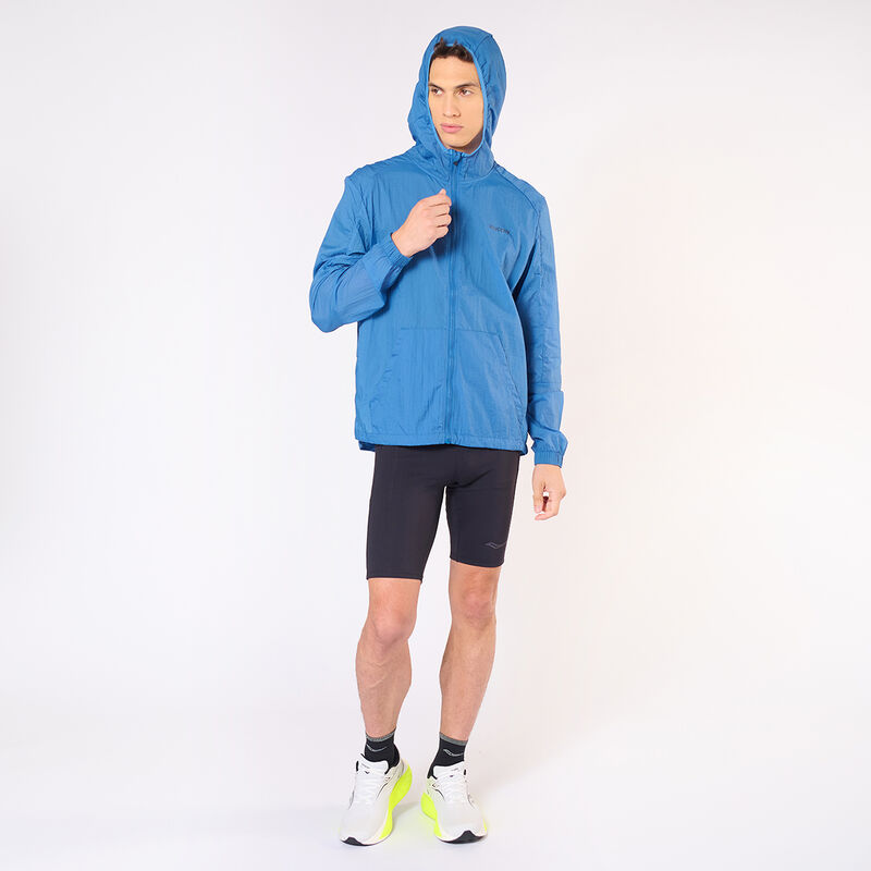 Saucony Chaqueta Elevate Packaw, AZUL, hi-res image number null