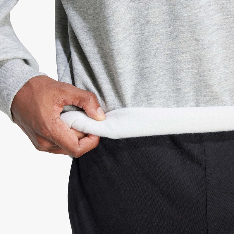 adidas Polerón Essentials Fleece 3 Tiras, GRIS, hi-res image number null