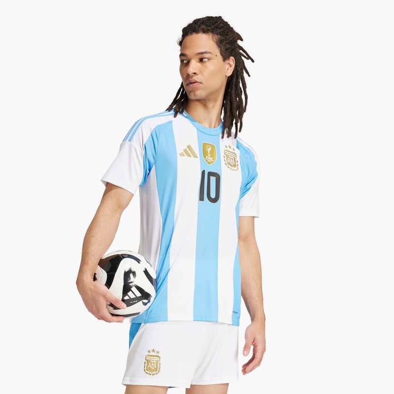 adidas Camiseta Primera Equipación Argentina 24 Messi, BLANCO, hi-res image number null