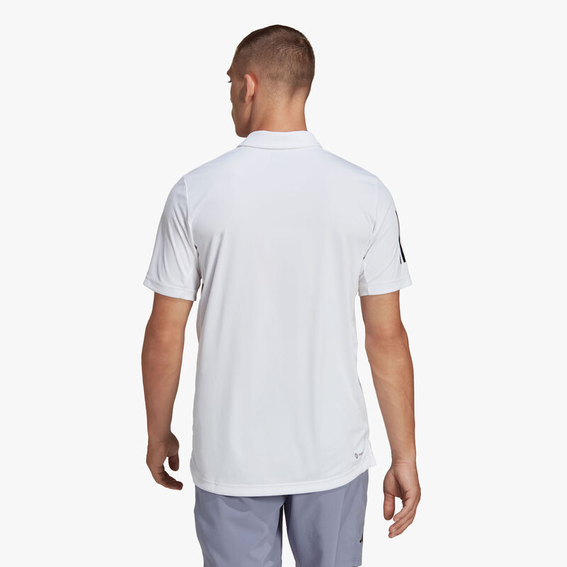 adidas Polera Club Tennis 3 bandas, BLANCO, hi-res image number null
