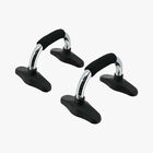 Gym Power Steel Push Up Stands, NEGRO, hi-res