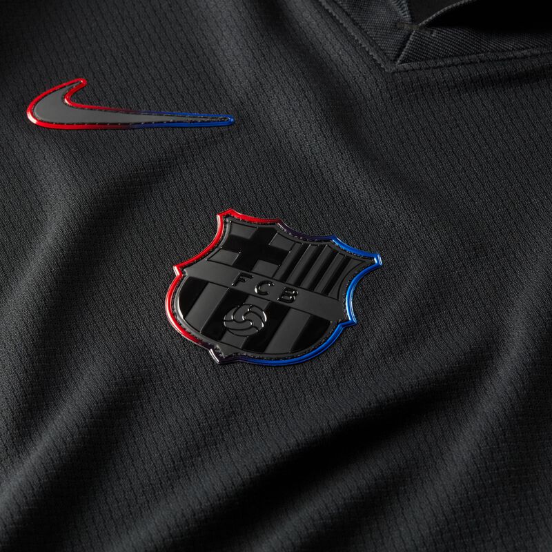 Nike Camiseta FC Barcelona Visitante 24/25 Ni&ntilde;os, NEGRO, hi-res image number null