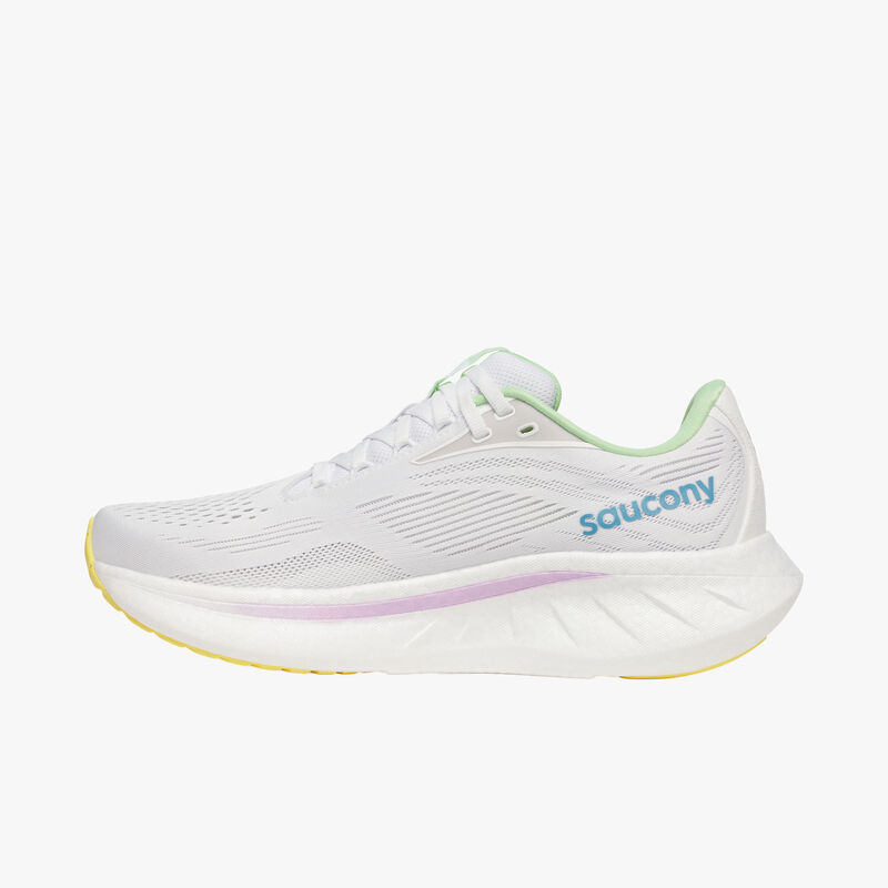 Saucony Zapatillas Ride 18, BLANCO, hi-res image number null