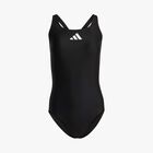 adidas Traje de Natación 3 Bar Logo, NEGRO, hi-res