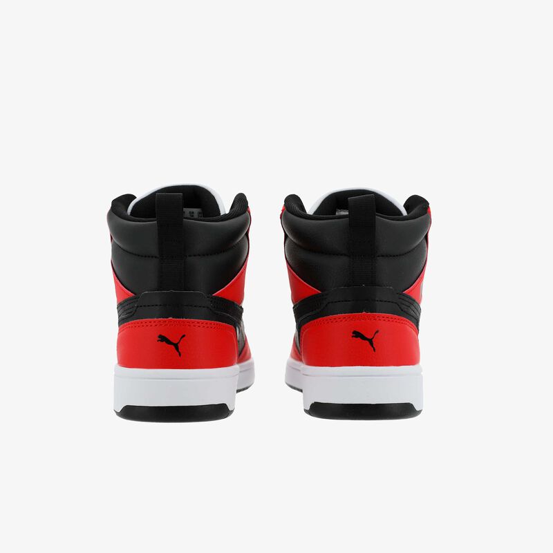 Puma Zapatillas Rebound V6 Mid JR, ROJO, hi-res image number null