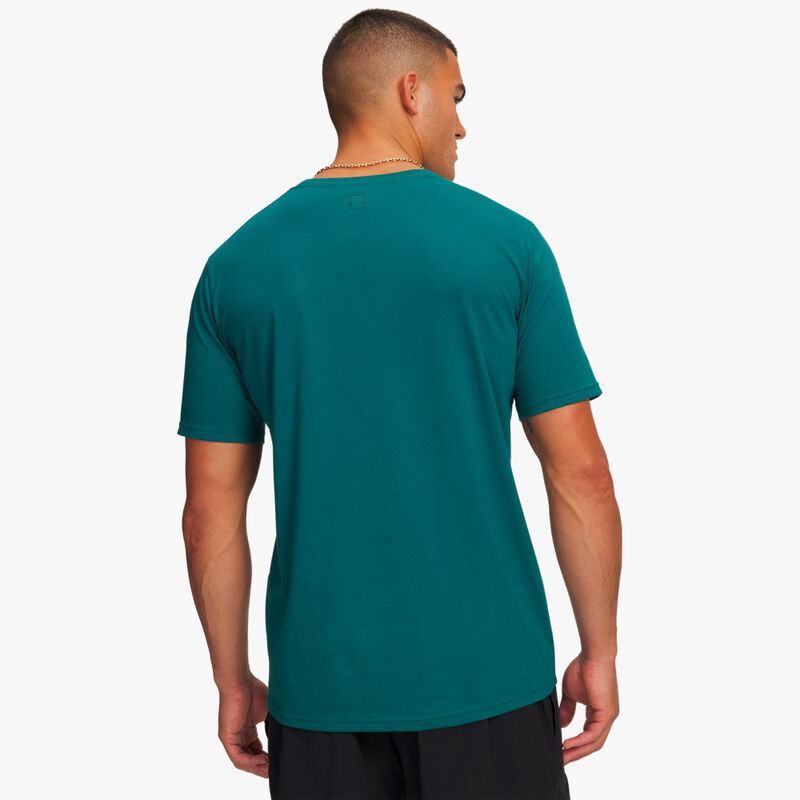 Under Armour Polera Left Chest Logo, VERDE, hi-res image number null