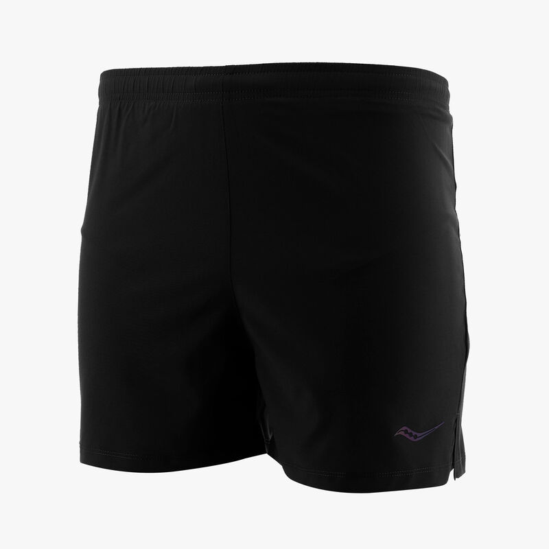 Saucony Shorts Outpace 4", NEGRO, hi-res image number null