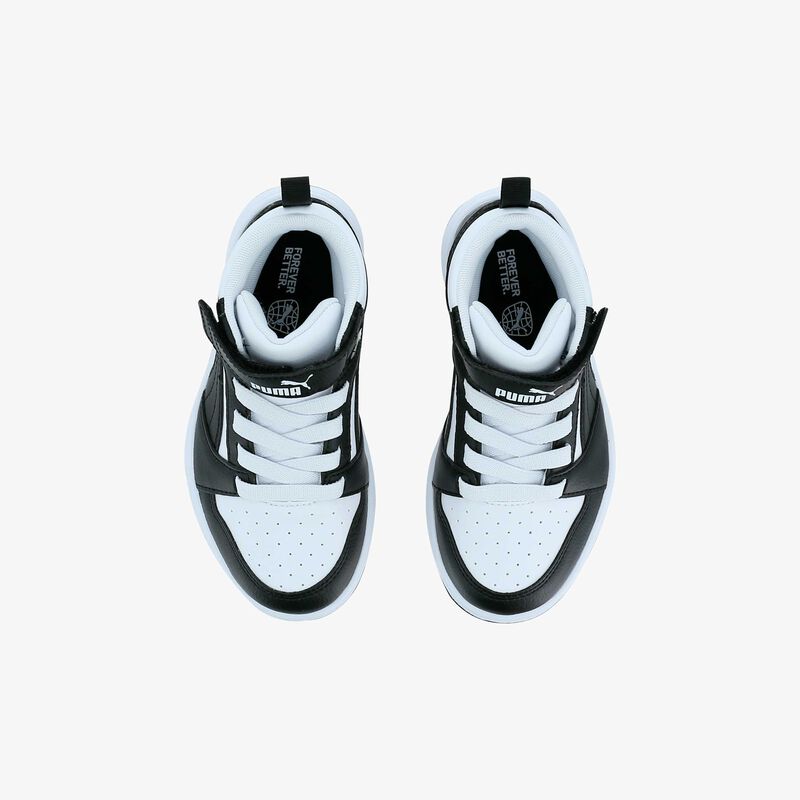 Puma Zapatillas Rebound V6 Mid, NEGRO, hi-res image number null