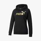Puma Polerón Ess+ Metallic Logo, NEGRO, hi-res