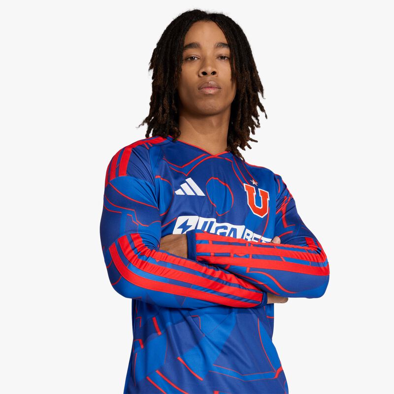 adidas Camiseta Universidad de Chile Local, AZUL, hi-res image number null
