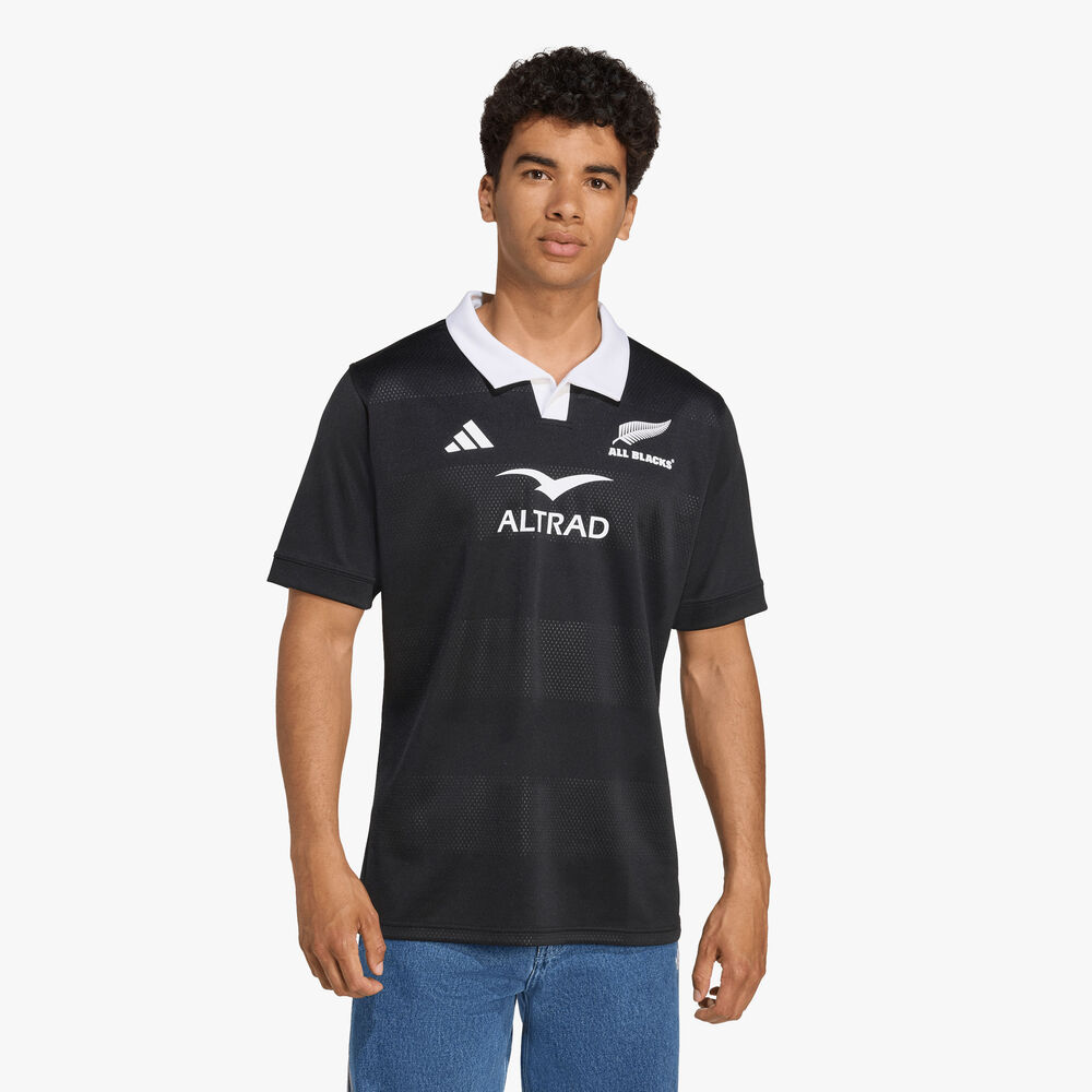 adidas Camiseta All Blacks Local 25/26 Poleras manga corta rugby hombre