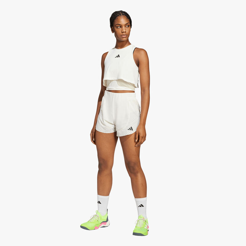 adidas Polera de Entrenamiento 2 en 1 Cool Intensity, BLANCO, hi-res image number null