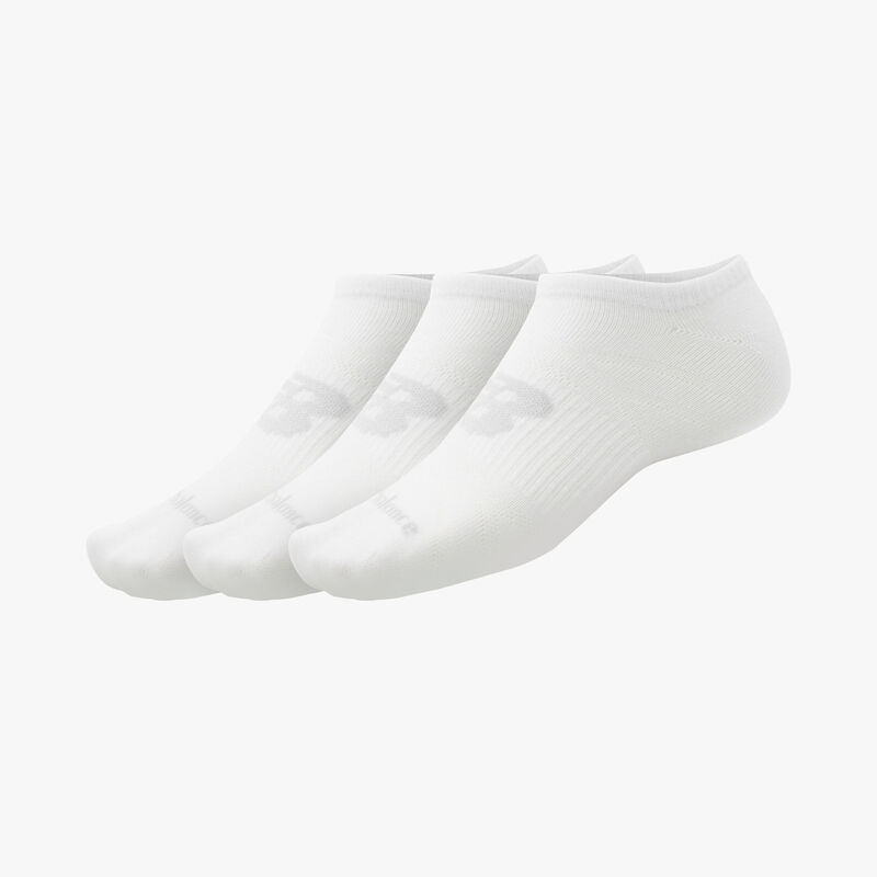 New Balance Calcetines Flat Knit No Show 3 Pares, BLANCO, hi-res image number null
