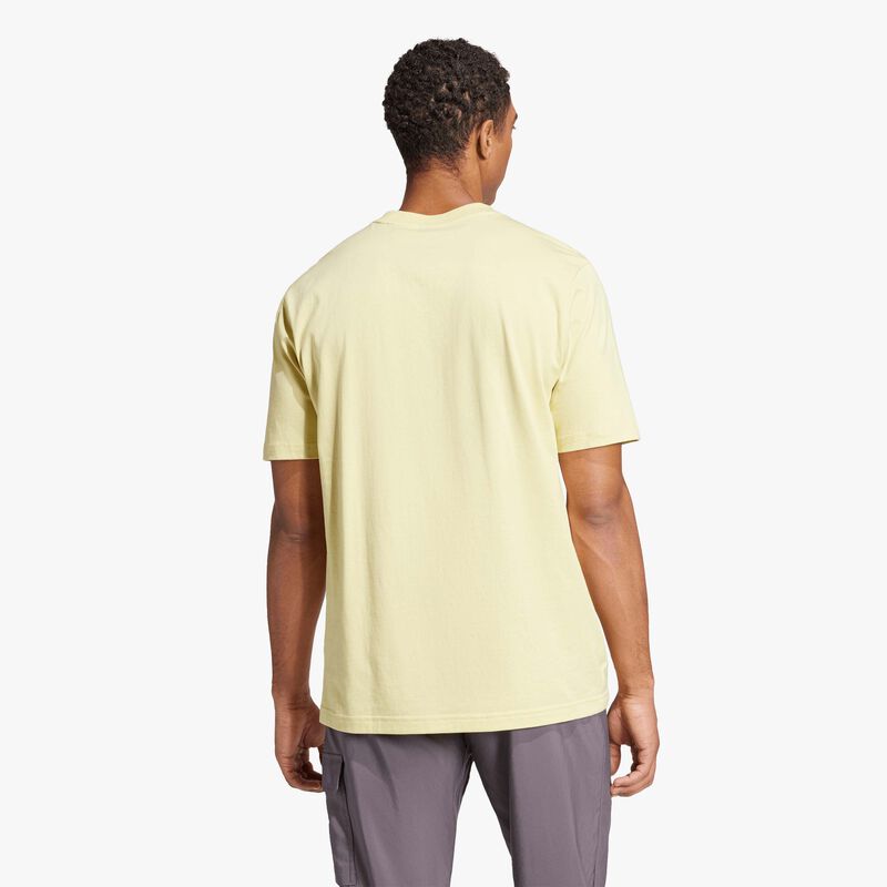 adidas Polera Essentials Linear Single Jersey, AMARILLO, hi-res image number null