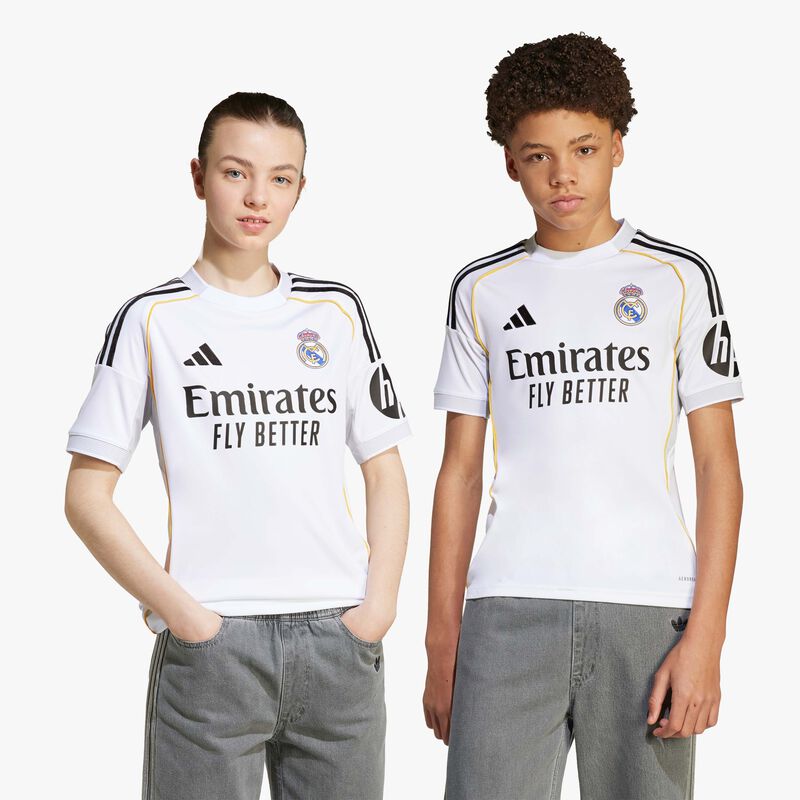 adidas Camiseta Real Madrid Visitante 25/26 Ni&ntilde;os, BLANCO, hi-res image number null
