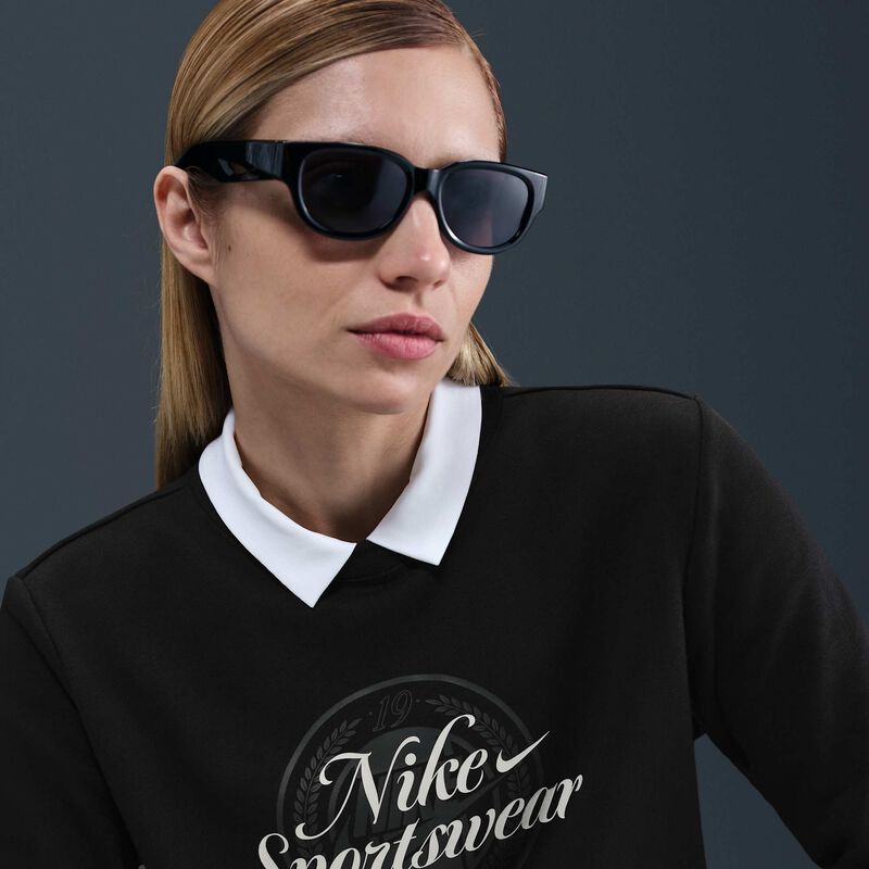 Nike Polerón Sportswear Club Forro Polar, NEGRO, hi-res image number null