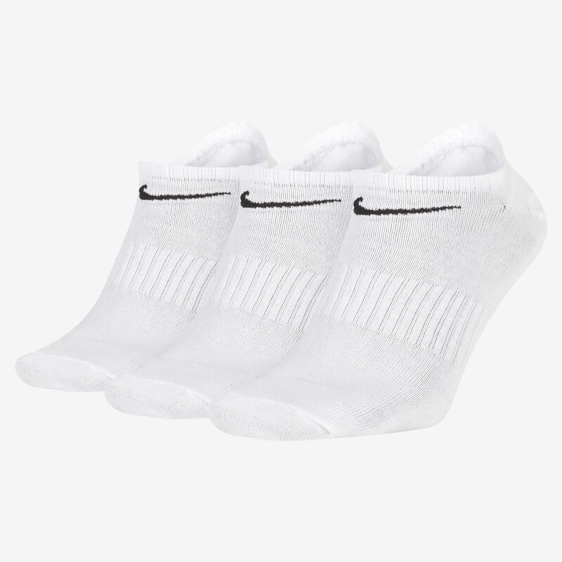 Nike Calcetines Everyday Lightweight Invisibles 3 Pares, BLANCO, hi-res image number null