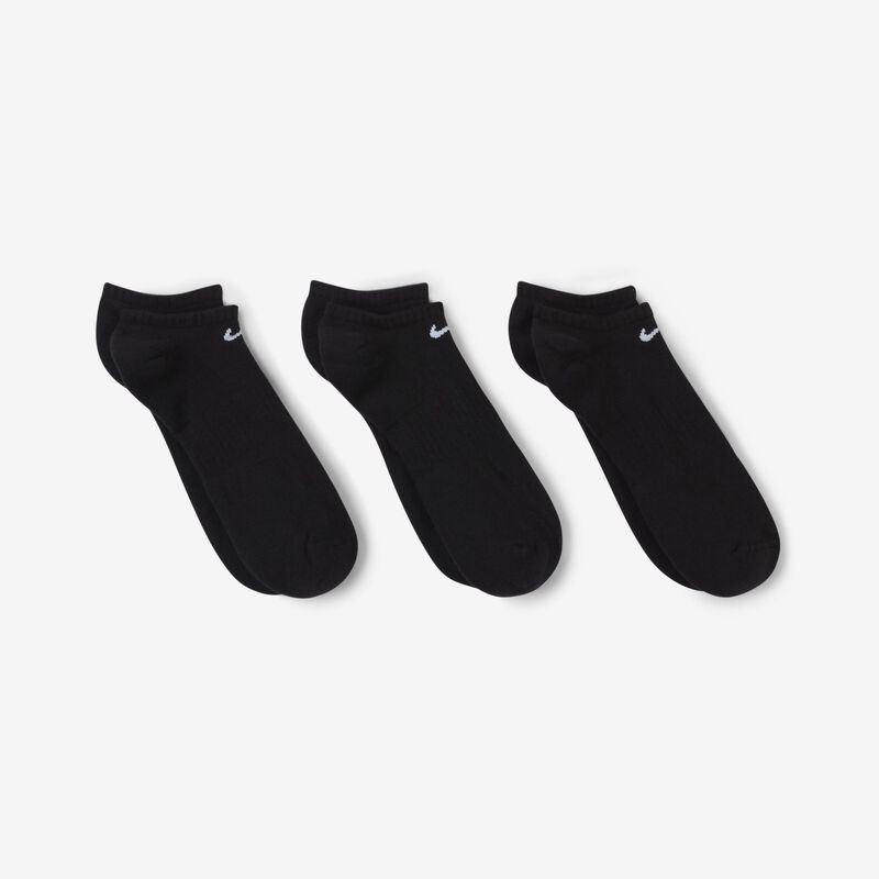 Nike Everyday Cushioned Invisibles 3 Pares, NEGRO, hi-res image number null