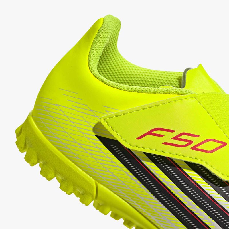 adidas Zapatillas F50 Club Pasto Sint&eacute;tico Ni&ntilde;os, AMARILLO, hi-res image number null