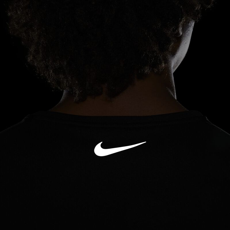 Nike Polera Miler Flash, NEGRO, hi-res image number null