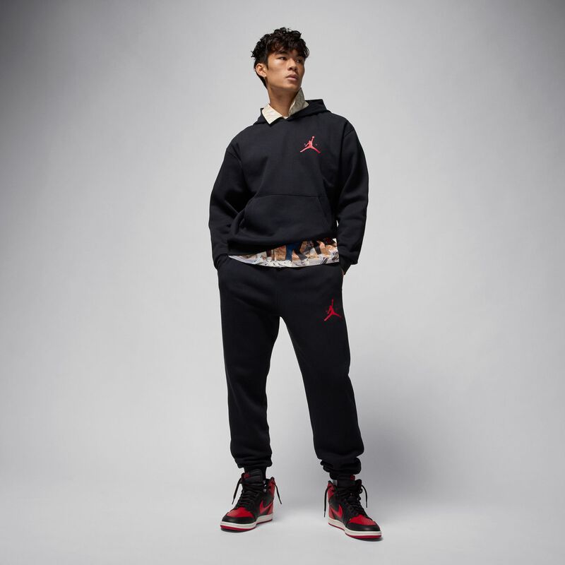 Jordan Poler&oacute;n Jumpman Fleece, NEGRO, hi-res image number null