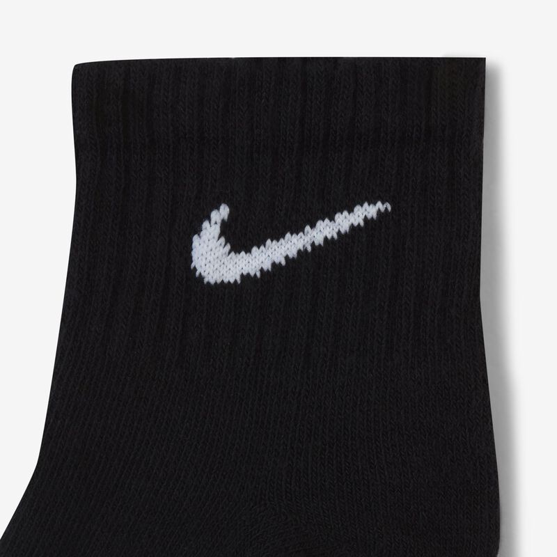Nike Everyday Cushioned Tobilleras 3 Pares, NEGRO, hi-res image number null