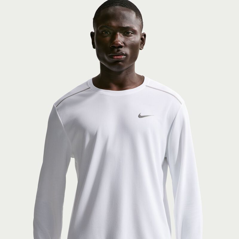 Nike Polera Miler, BLANCO, hi-res image number null