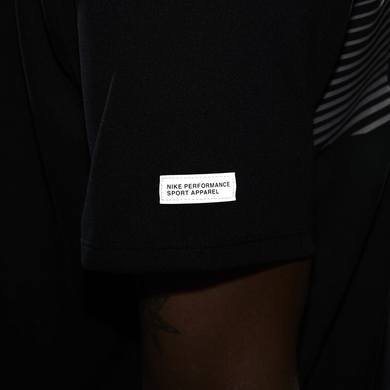 Nike Polera Miler Flash, NEGRO, hi-res image number null