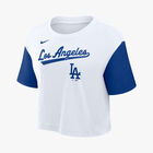 MLB Script Crop de Los Ángeles Dodgers, BLANCO, hi-res