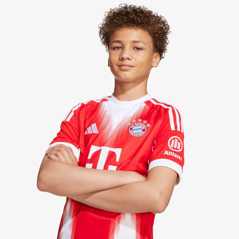 adidas Camiseta FC Bayern Local 25/26 Ni&ntilde;os, NEGRO, hi-res image number null