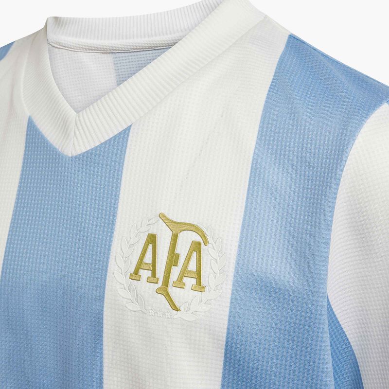 adidas Polera Argentina Aniversario Niños, AZUL, hi-res image number null