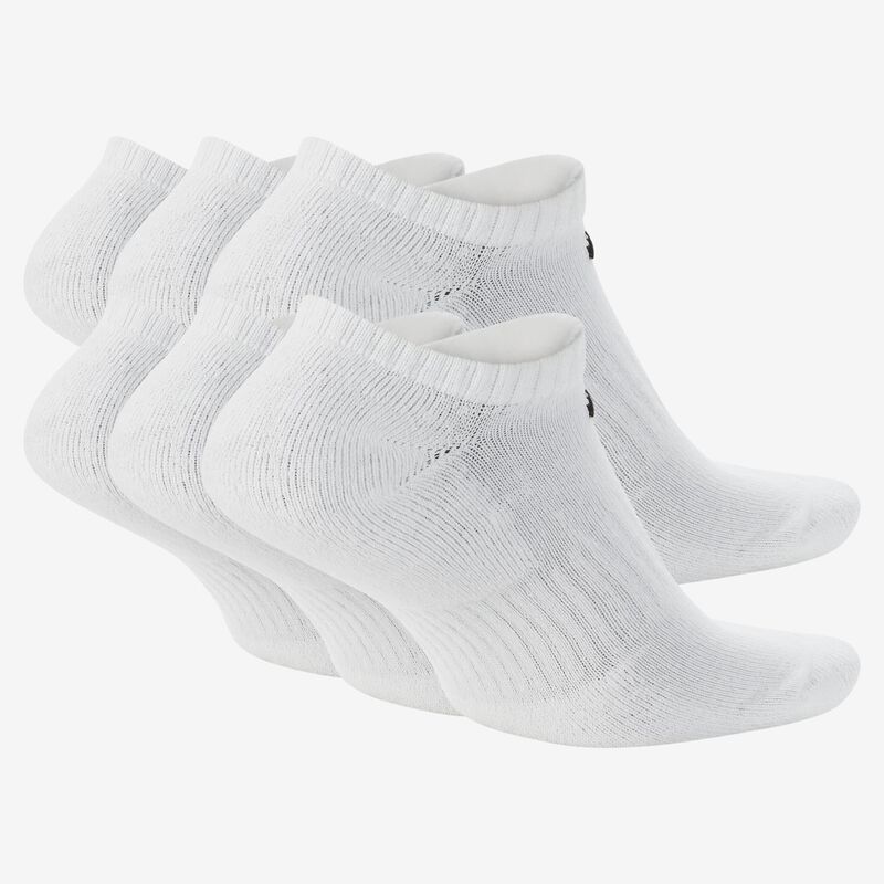 Nike Everyday Cushioned Invisibles 6 Pares, BLANCO, hi-res image number null