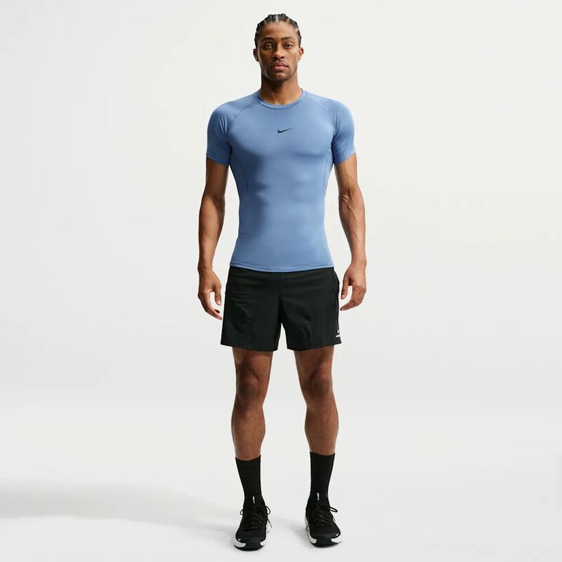 Nike Polera Pro Dri-Fit, AZUL, hi-res image number null