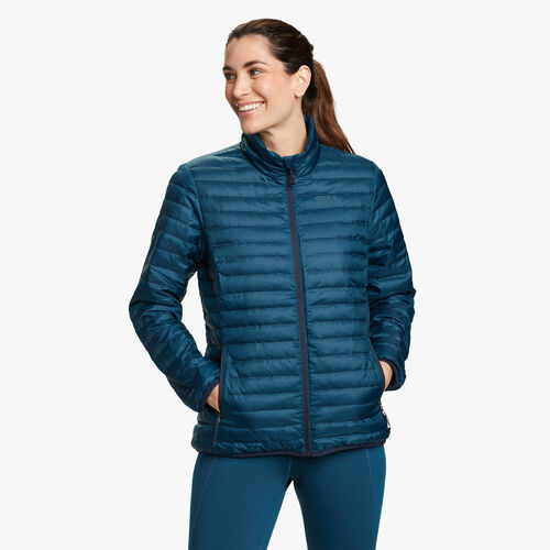 EDDIE BAUER MICROLIGHT DOWN JACKET CHAQUETAS SENDERISMO MUJER