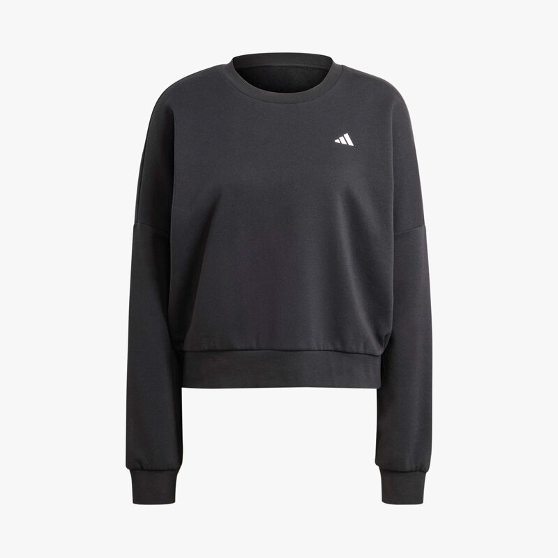 adidas Polerón Essentials Small Logo Feel Cozy, NEGRO, hi-res image number null