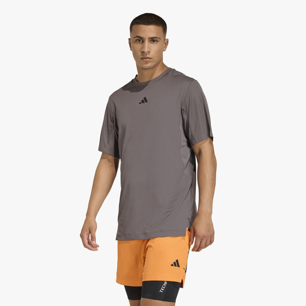 adidas Polera D4T Primelift 3 Stripes Poleras manga corta entrenar hombre