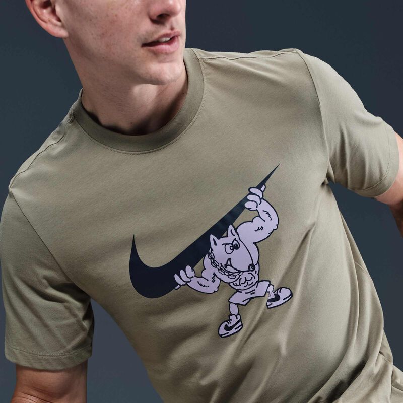 Nike Polera de Fitness, VERDE, hi-res image number null